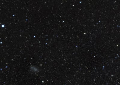Das Sternbild Tukan enthält die Kleine Magellansche Wolke als besonderes Beobachtungsobjekt. Hellster Stern im Bild ist Achernar im benachbarten Sternbild Eridanus