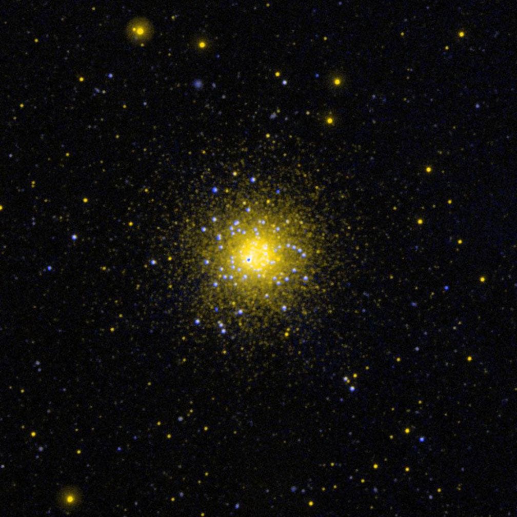 UV-Aufnahme des Kugelsternhaufens NGC 1851