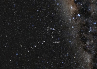 Das Teleskop (lateinisch: Telescopium) ist ein Sternbild am Südhimmel neben dem Band der Milchstraße